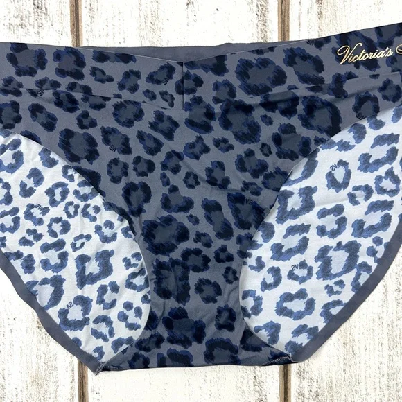 Victoria’s Secret Incredible Seamless Bikini Pantie Medium Gray Leopard - Picture 6 of 8